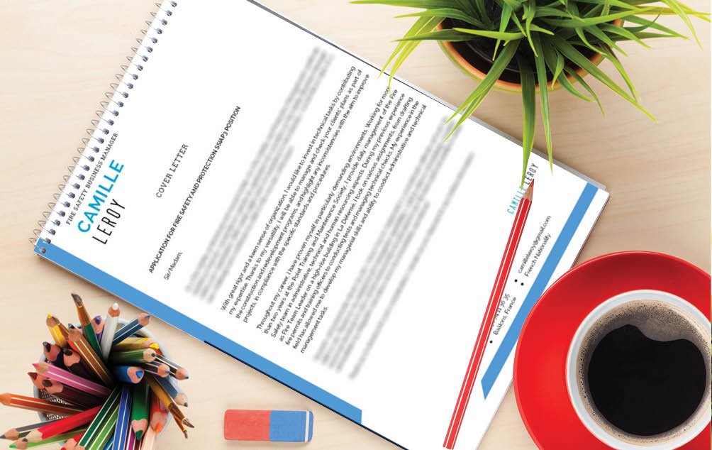 Career seekers in the securit sector will see this professional  cover letter template as the perfect choice