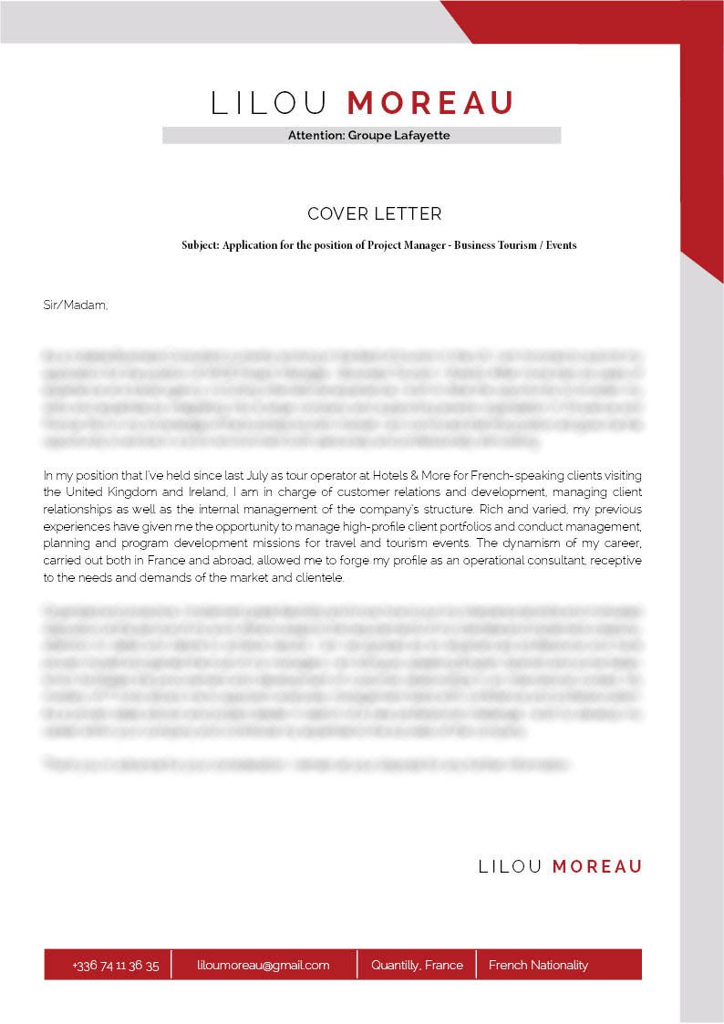 Cover Letter Manager Mycvfactory