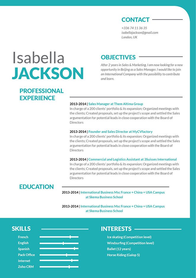 You need a great resume to grab a great job! And this template provides it!