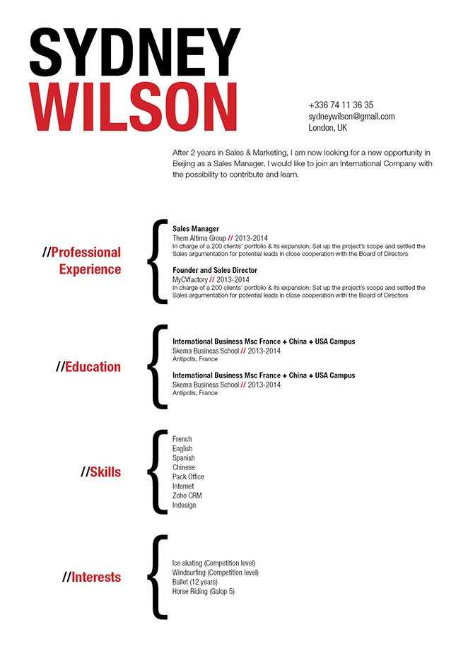 A clean format that is functional is greatly present in this good resume template