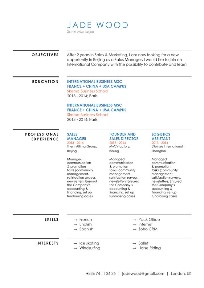 Grab that dream opportunity with a good resume template