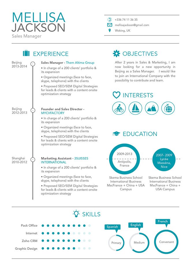 Get hired fast with this professional resume template