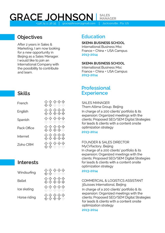 Look no further because this simple resume template is best choice!