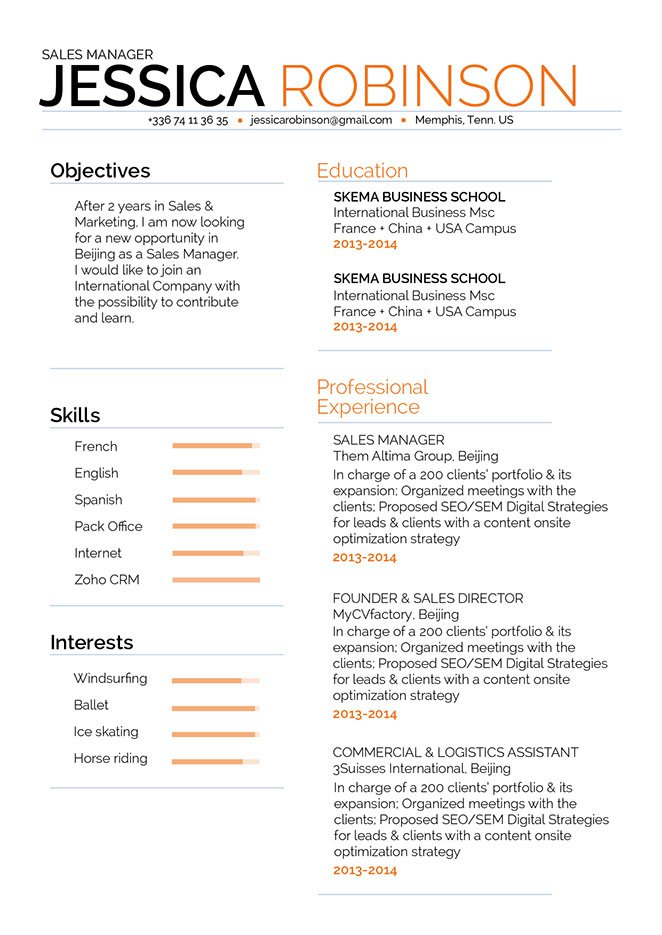Get that dream job, Choose this good resume template!