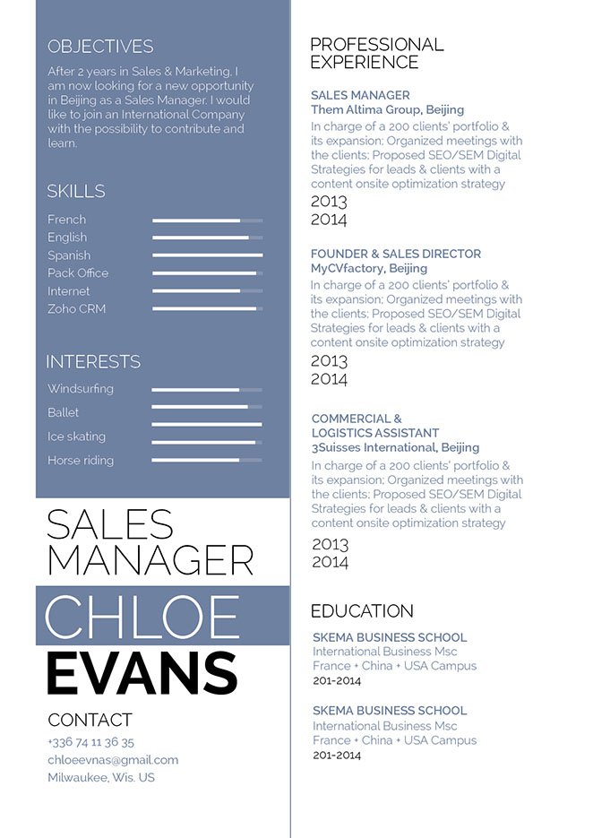 Get hired fast with this good resume template!