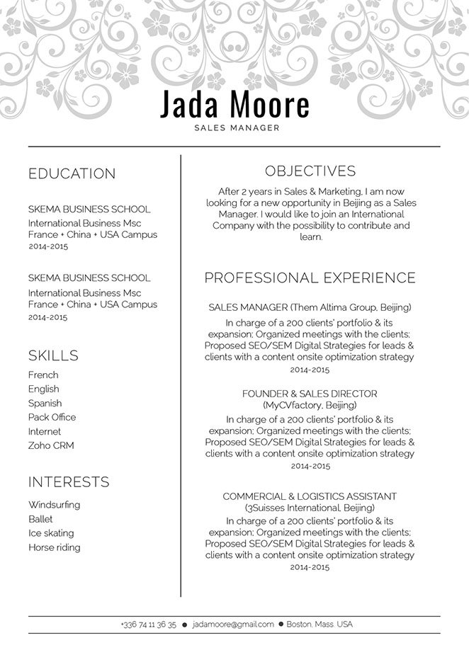 A functional professional CV for all jobs!