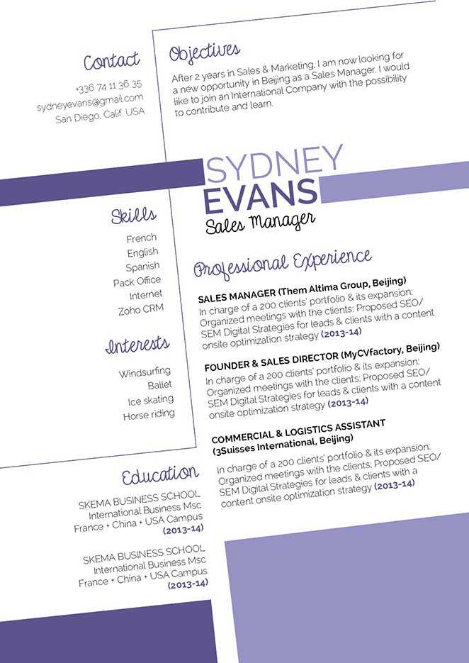 All the sections and formatting is greatly written in this functional resume template.