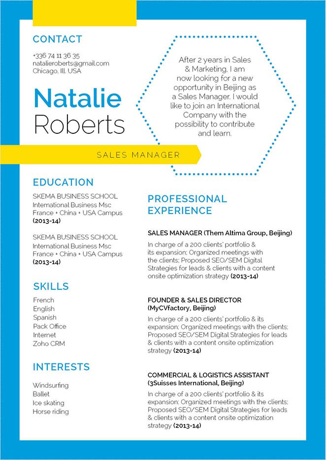 A functional resume template that is guaranteed to help you create an effective CV!