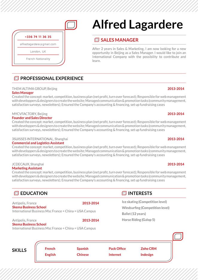 Well-formatted and clean, simple resume format for all type of jobs out there!
