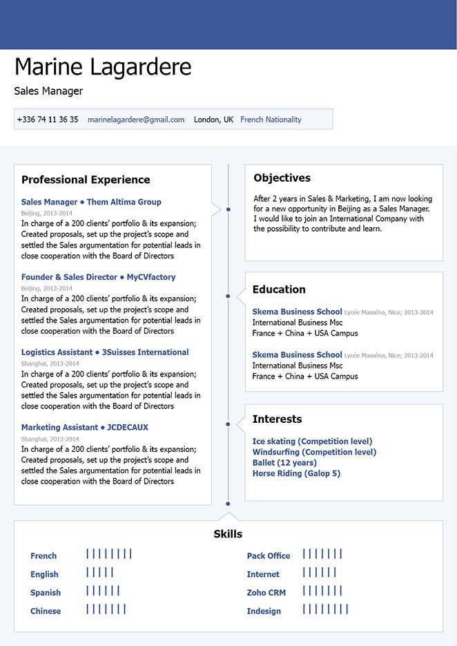 Great format and great design. A functional resume template perfect for any candidate.