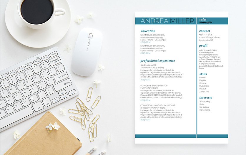 A cv format that makes making the perfect resume quick and easy!