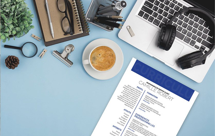 Mycvfactory-cv moderne-259 Un exemple de CV avec une mise en page convaincante, usant d’encadrés rouges, et variant les caractères pour indiquer les points clés du document.