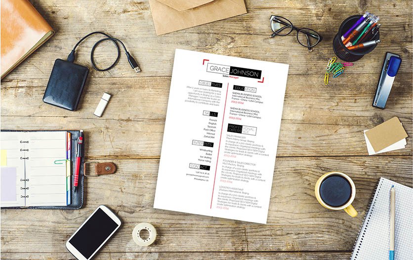 A profesional CV with key parts that make you stand out!