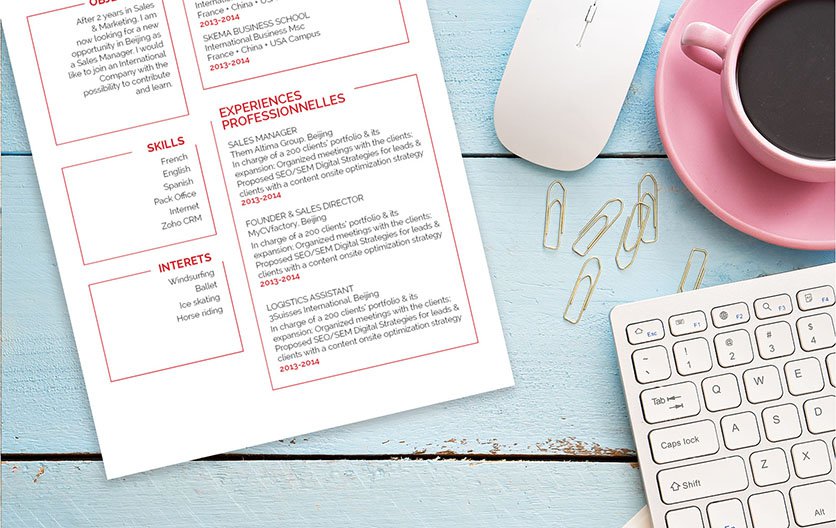 A good resume template that help you land that dream career!